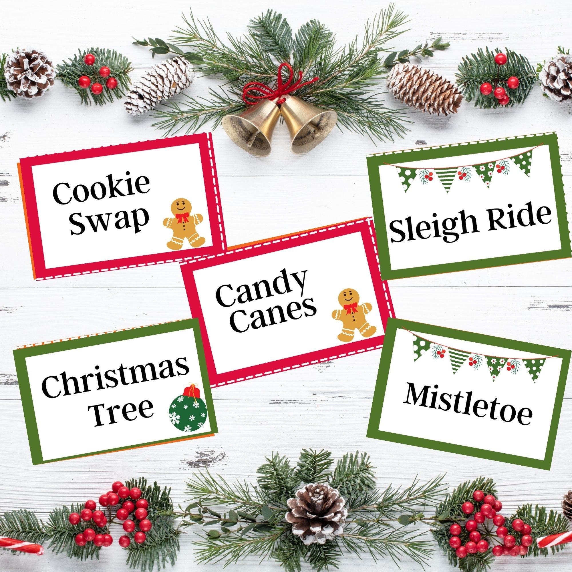 Christmas Charades or Draw It Cards | Instant Digital Download ...