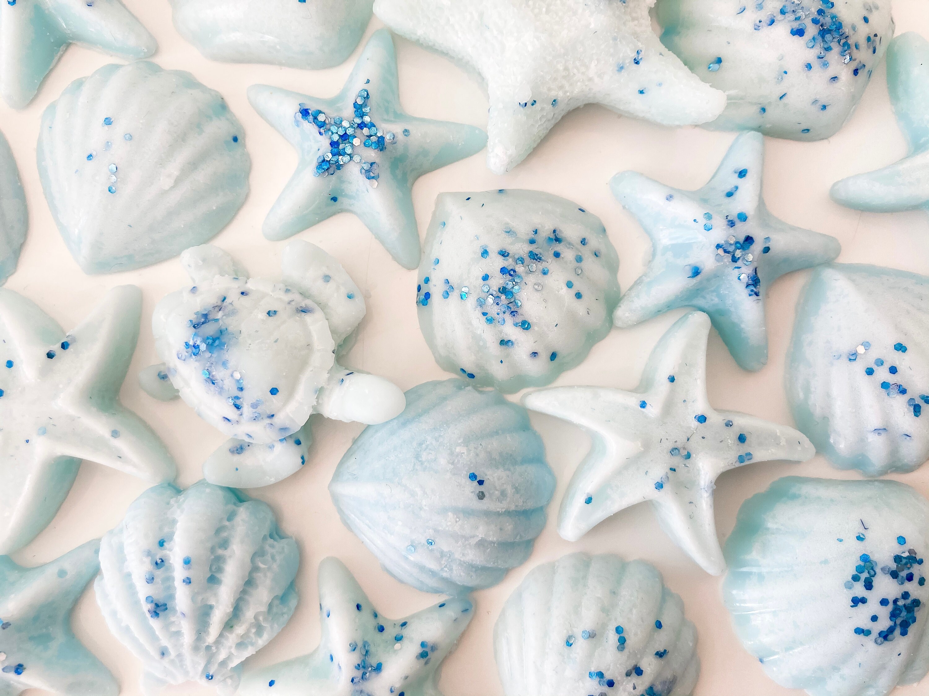 Fresh Scented Wax Melts With Organic Glitter // Vegan Wax Etsy Ireland