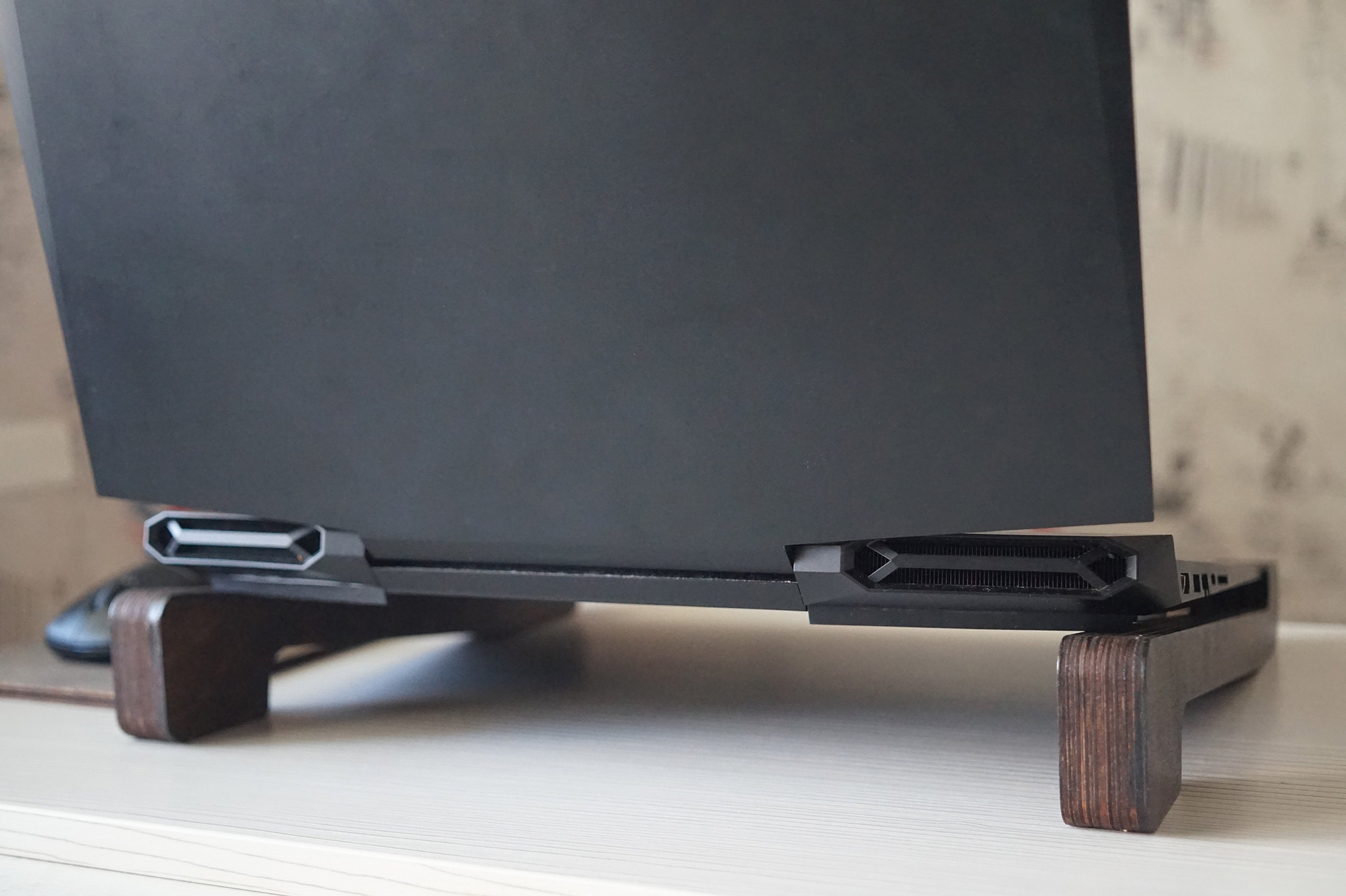 Portable Wood Laptop Stand With Mouse Pad Custom Notebook Etsy