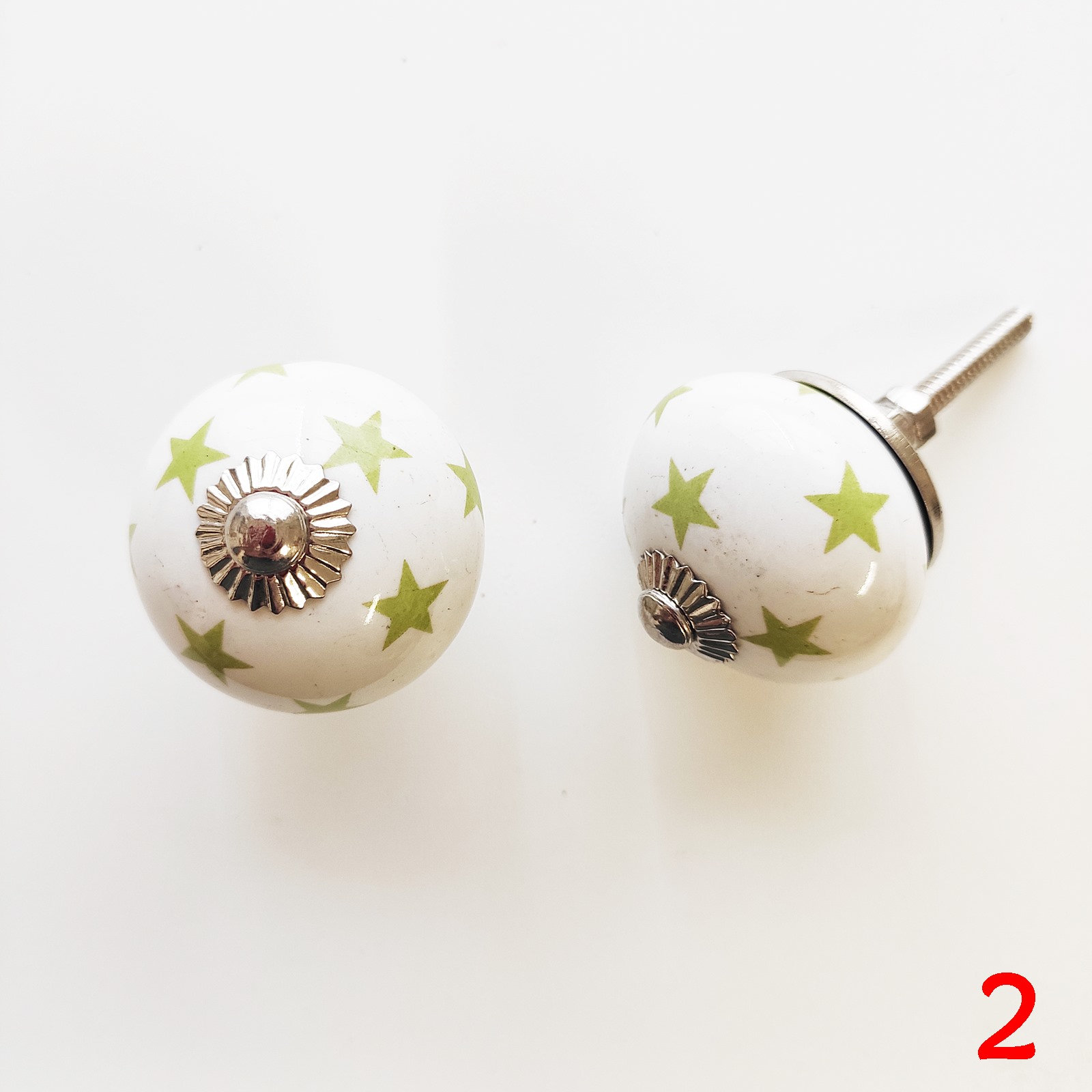 Pomelli In Ceramica Dipinti A Mano GlobeeCraft - Set Da 20 Per Mobili Cucina E Cassetti - Foto 6