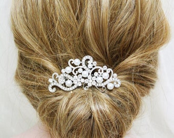 Wedding Art Deco Hair comb Bridal Hair Comb Bridesmaid Hair Comb, Bridal Hair Comb Bridal pearl Headpiece Wedding Hair Accessory pearl hair