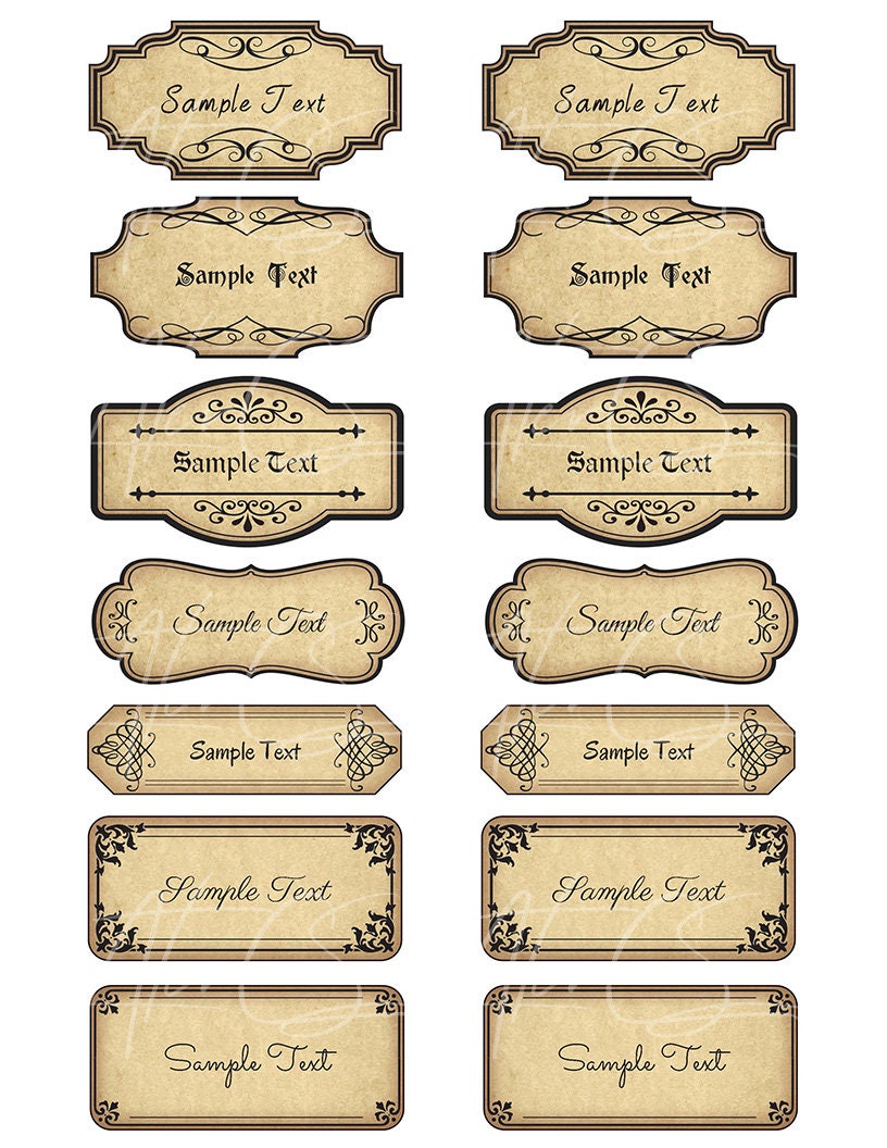 15-printable-blank-vintage-apothecary-labels-set-editable-etsy