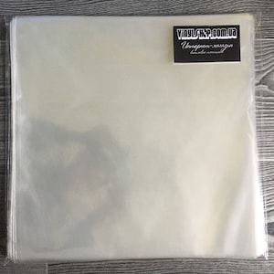 Outer Vinyl Record Sleeves - 2mil Polypropylene Clear Style
