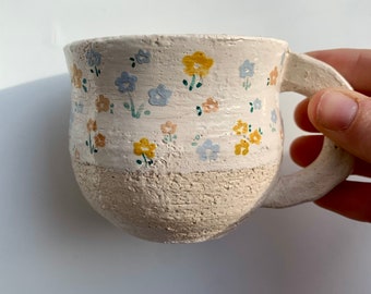 spring flower mug