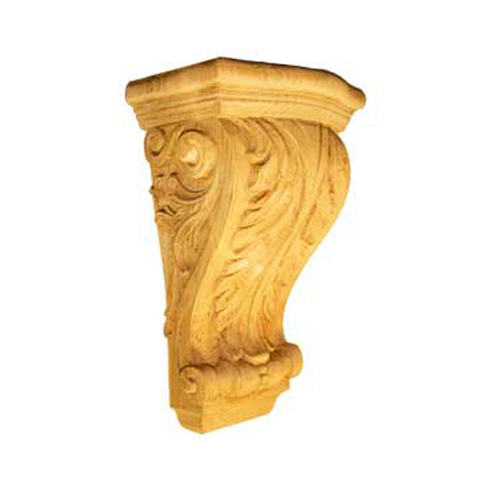 Chapiteaux Ka527/A en Bois Brut H 360mm X L 220mm Ep 160mm