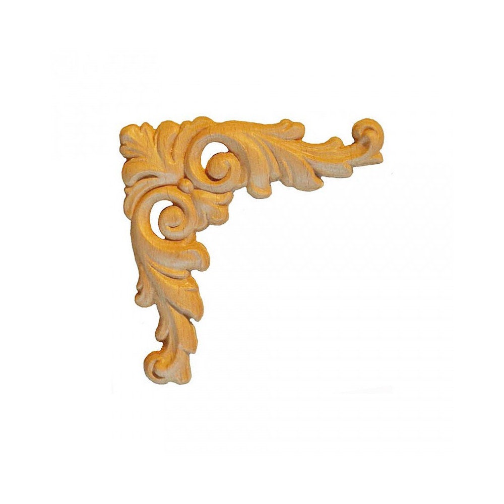 Angles Symétriques Esn158/A en Bois Brut H 85mm X L Ep 6mm