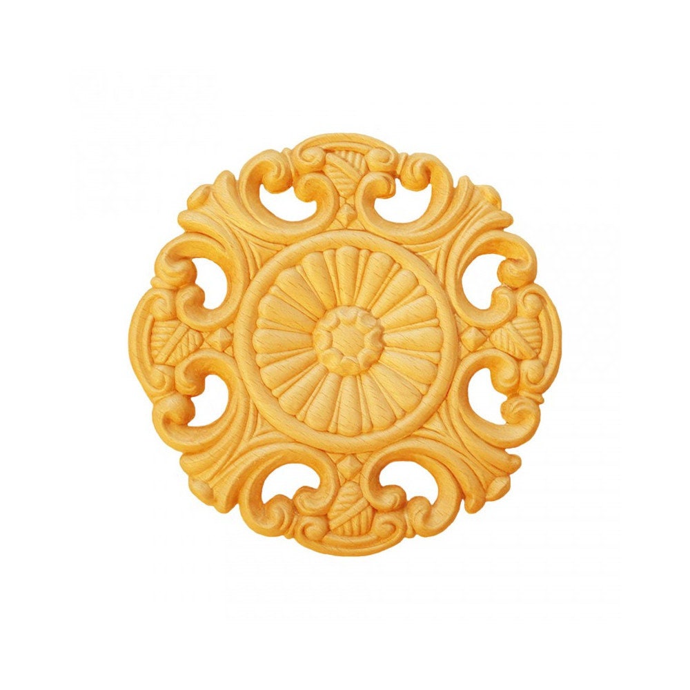 Rosaces Rondes Rr22 en Bois Brut H 165mm X L Ep 9mm