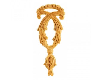Capitals KA585 in raw wood H 165mm x W 65mm x Thickness 9mm