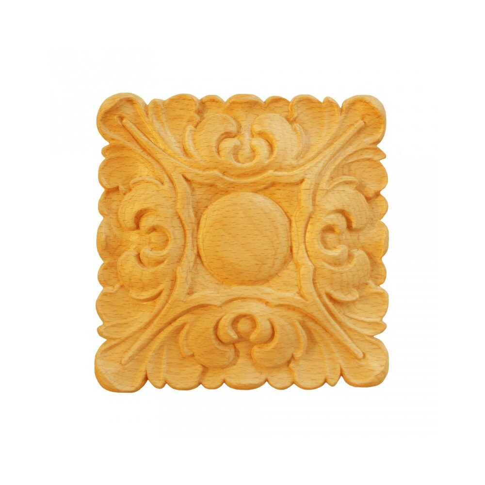 Rosaces Carrées Rv101 en Bois Brut H 150mm X L Ep 18mm