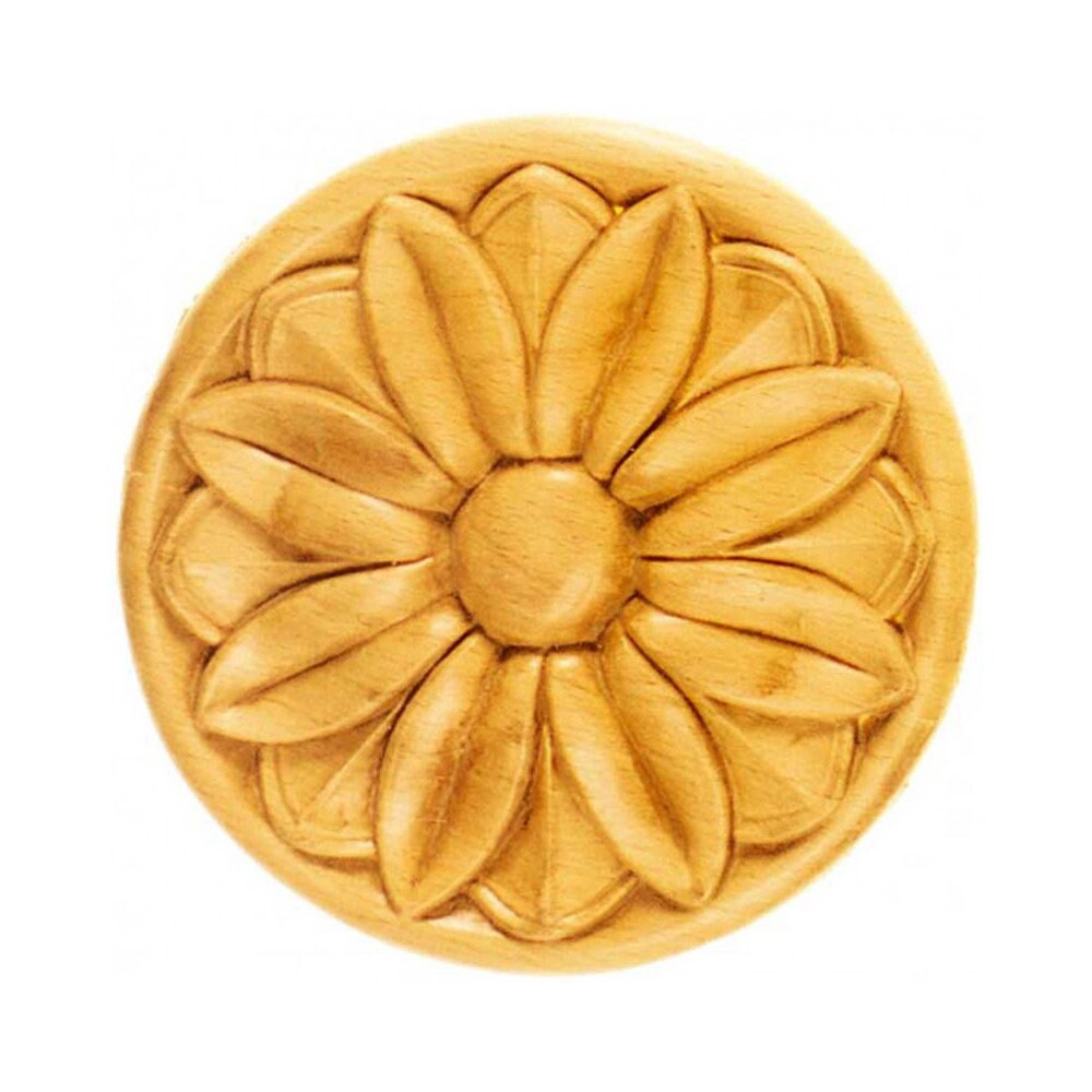 Rosaces Rondes Rr37/B en Bois Brut H 195mm X L Ep 13mm