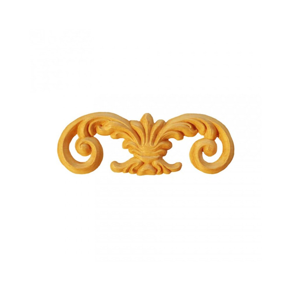 Ornements Pour Tiroirs Sk640 en Bois Brut H 45mm X L 125mm Ep 8mm