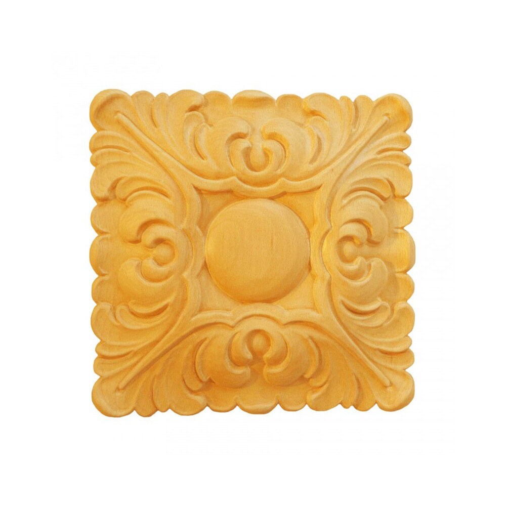 Rosaces Carrées Rv100 en Bois Brut H 200mm X L Ep 25mm