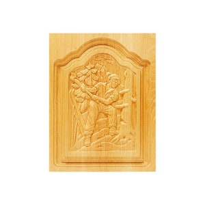 Raw wood: 395 mm x L 305 mm x 20 mm Ep MF790 panels