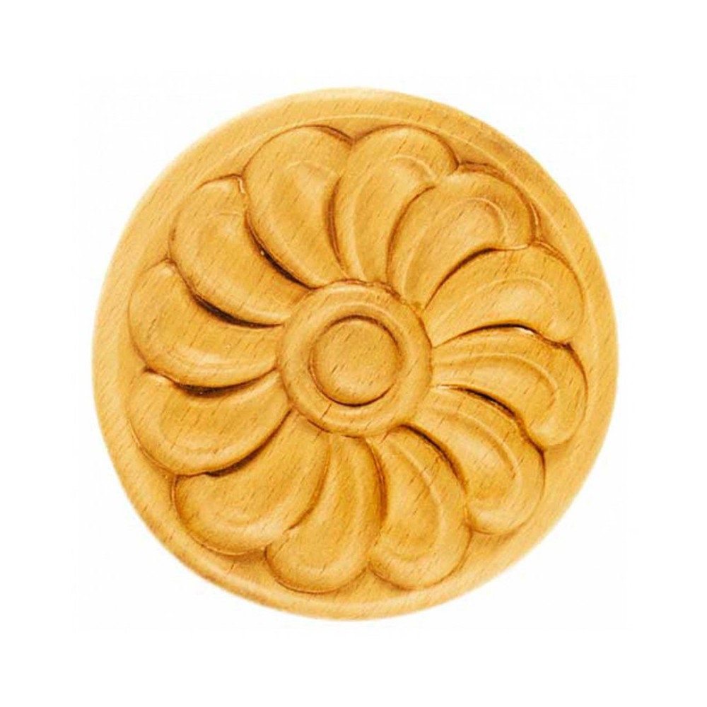 Rosaces Rondes Rr40 en Bois Brut H 130mm X L Ep 9mm