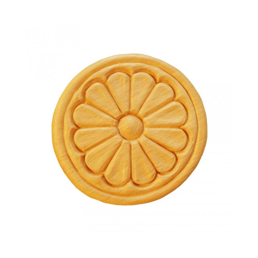 Rosaces Rondes Rr16/A en Bois Brut H 63mm X L Ep 7mm