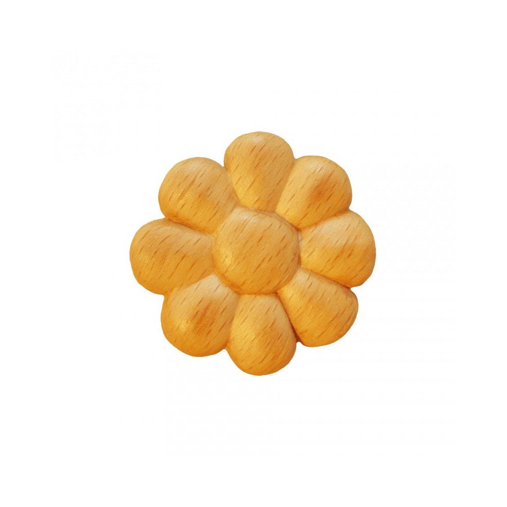 Rosaces Rondes Rr9 en Bois Brut H 40mm X L Ep 7mm