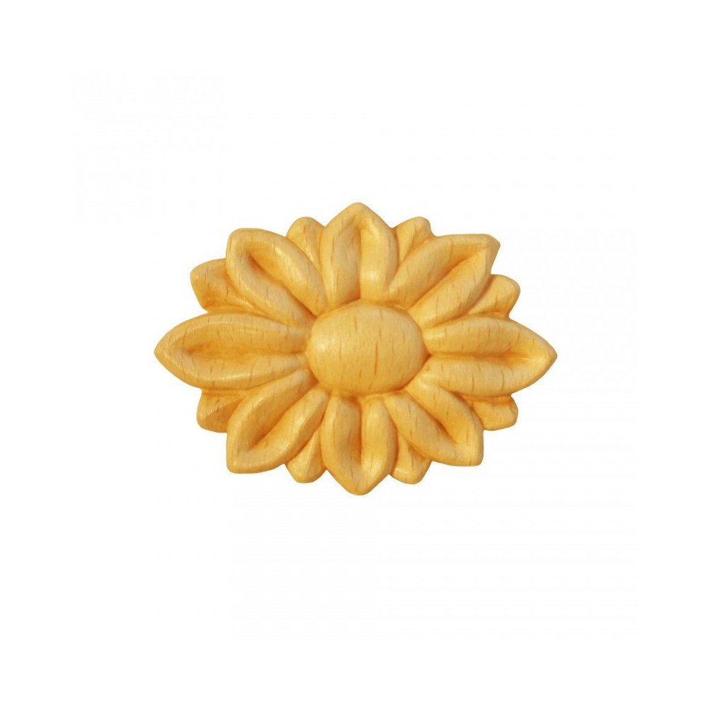 Rosaces Ovales Ro65 en Bois Brut H 38mm X L 52mm Ep 6mm