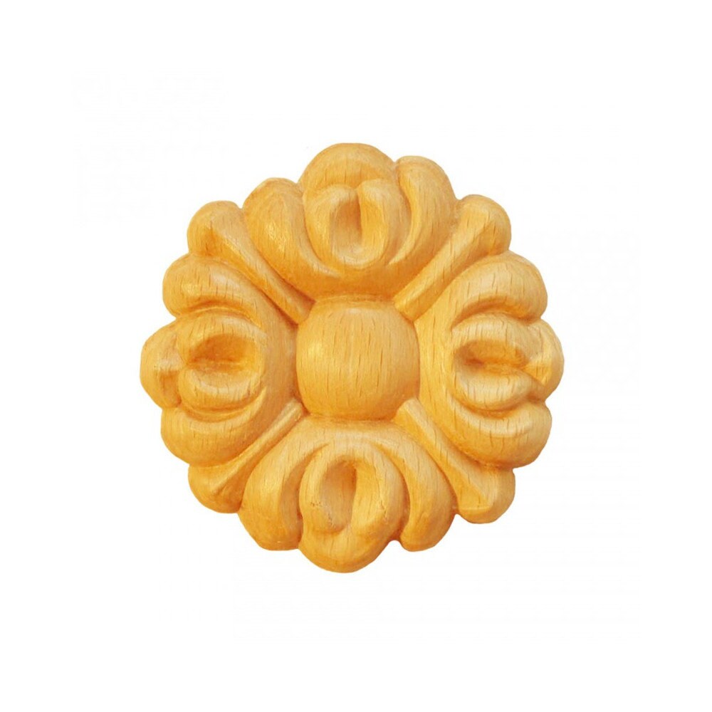 Rosaces Rondes Rr1 en Bois Brut H 58mm X L Ep 8mm