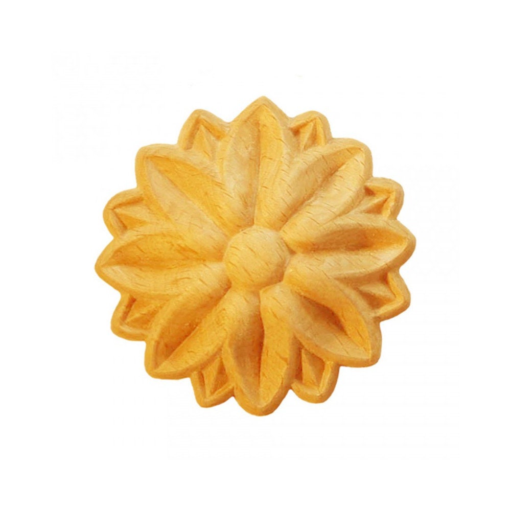 Rosaces Rondes Rr3 en Bois Brut H 65mm X L Ep 17mm