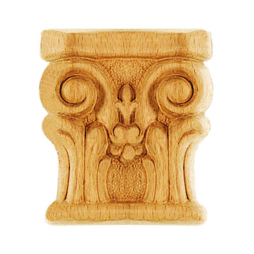 Chapiteaux Ka553 en Bois Brut H 100mm X L 87mm Ep 15mm