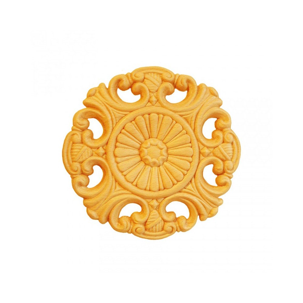 Rosaces Rondes Rr23 en Bois Brut H 135mm X L Ep 9mm