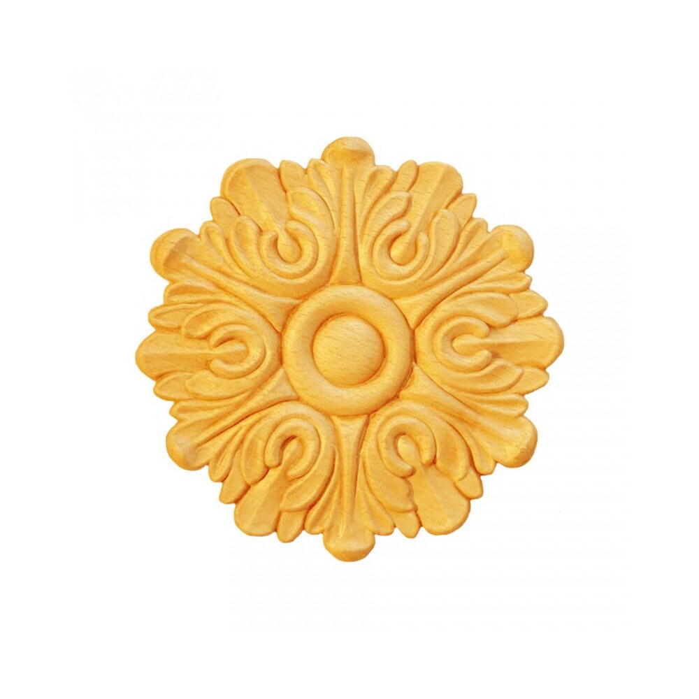 Rosaces Rondes Rr42 en Bois Brut H 130mm X L Ep 8mm