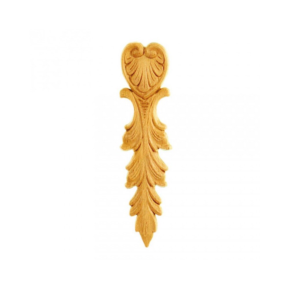 Chapiteaux Ka568 en Bois Brut H 155mm X L 40mm Ep 5mm