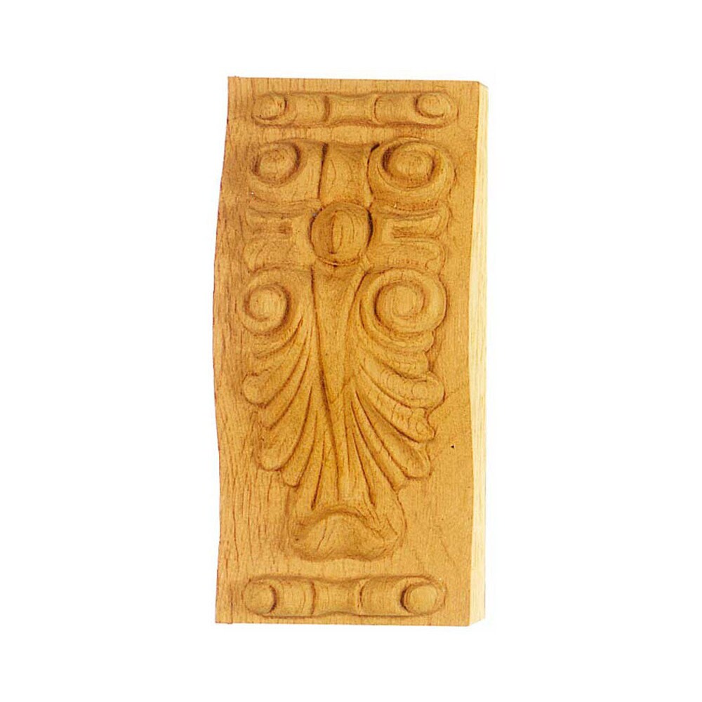 Chapiteaux Ka557 en Bois Brut H 190mm X L 85mm Ep 45mm