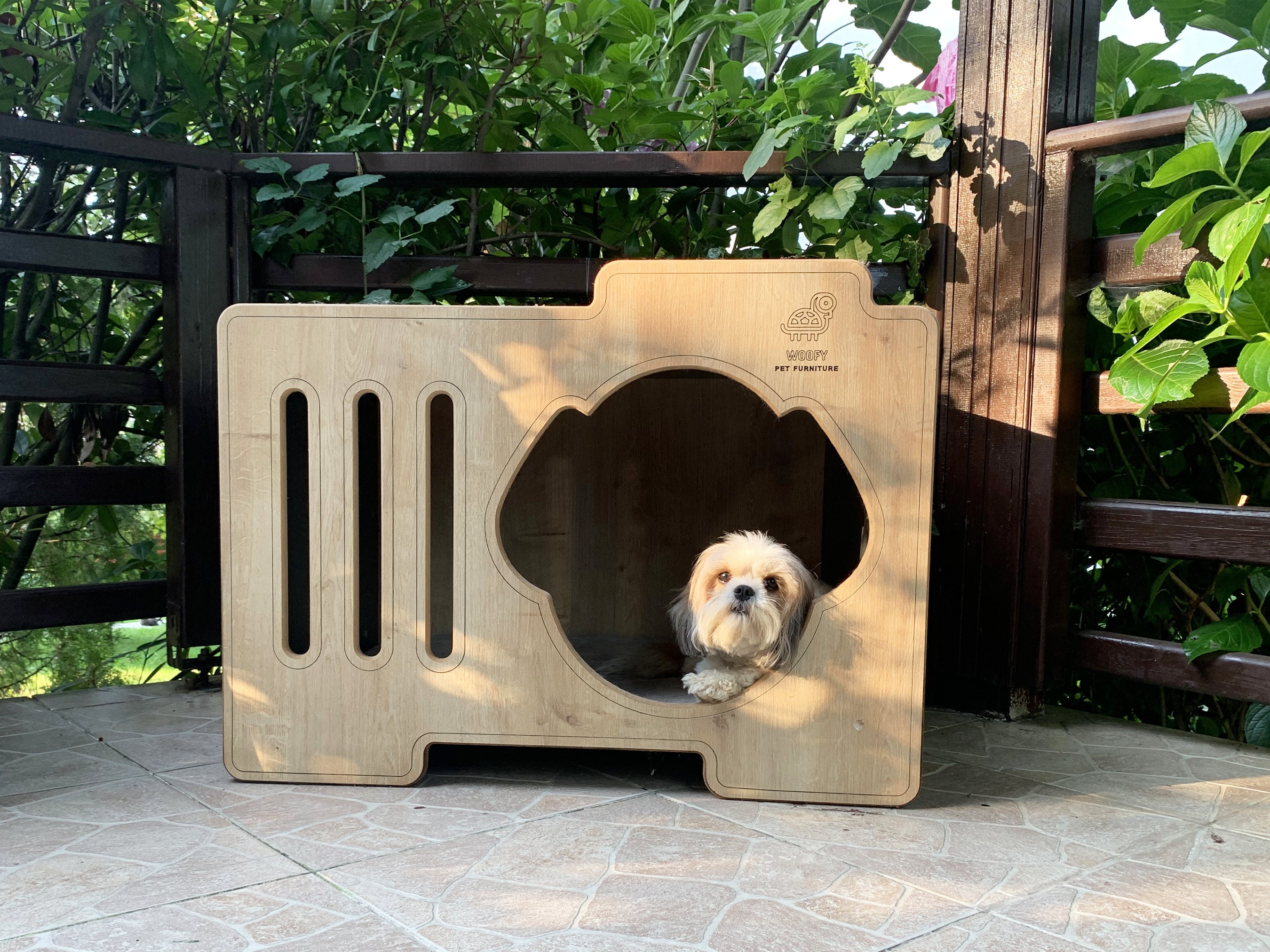 Wooden Dog House Indoor Dog House Large Dog Wooden House Etsy