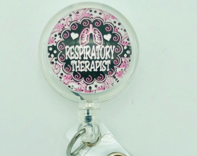 Respiratory therapist retractable badgereel