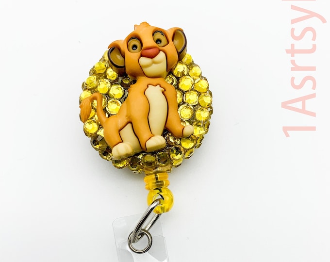 Baby Lion Badge Reel