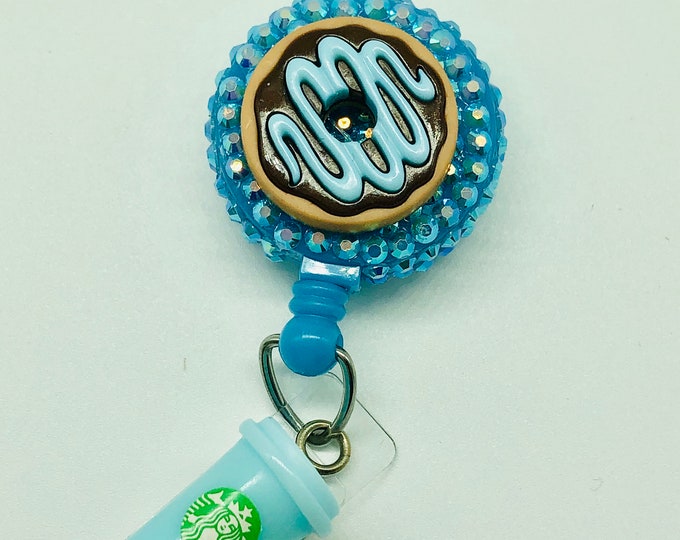 Donuts and Coffee Badge Reel