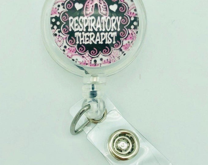 Respiratory therapist retractable badgereel