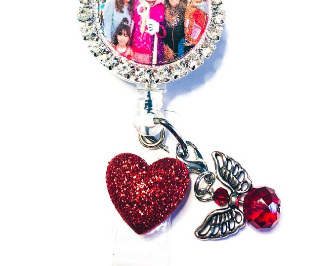 PERSONALIZED Photo badge reels