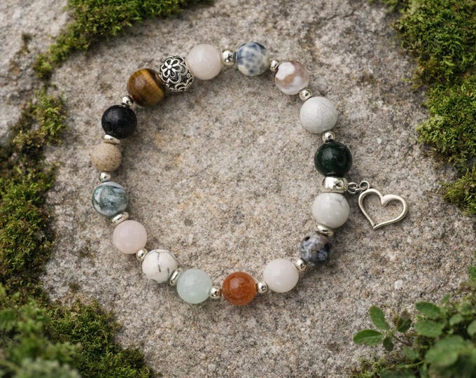 Multicolor gemstone bracelet