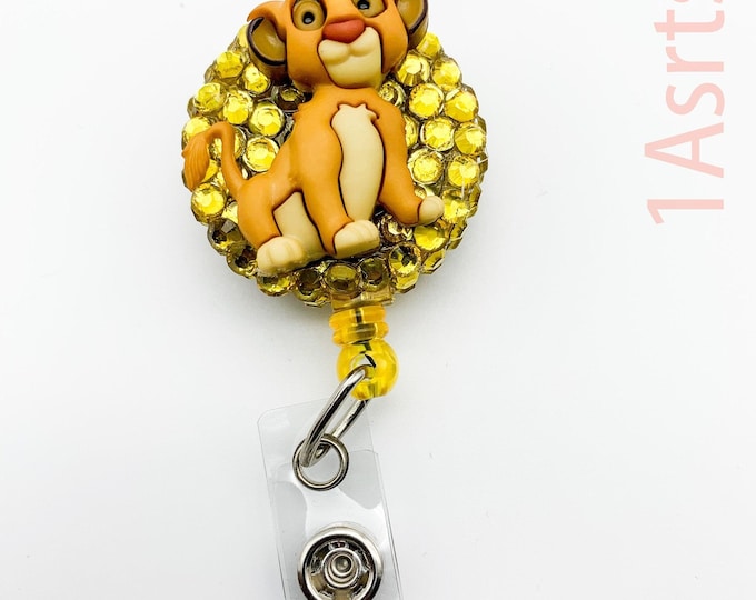 Baby Lion Badge Reel