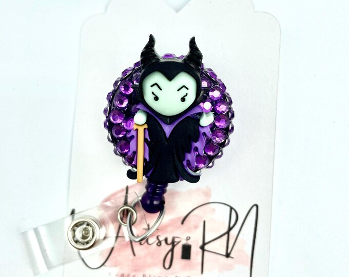 Horned Villian decorative badge reel