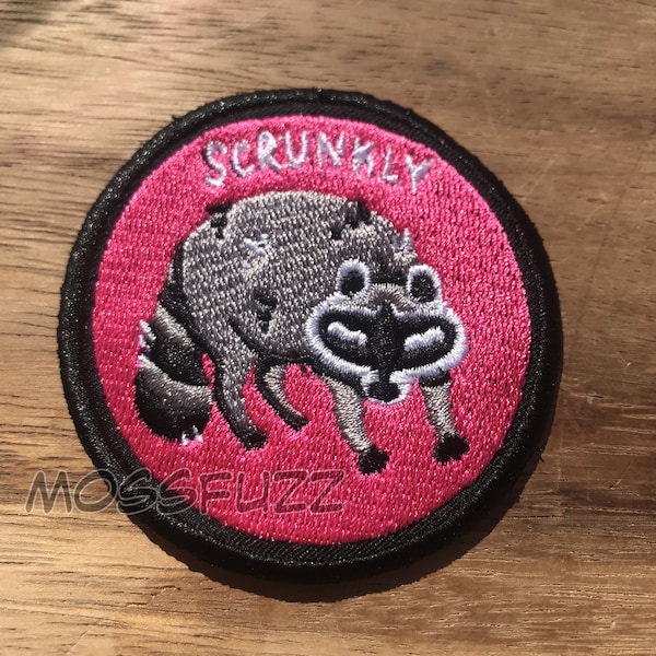 Scrunkly Little Critter Patch (Sew on)