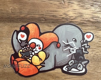 Off The Clock Clowning - Mangiare bene (Adesivo)