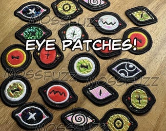 Creepy Peepers Patches (Sew On)