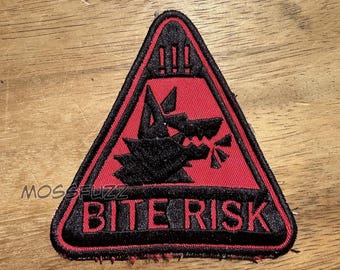 The Original; Bite Risk Patch (Sew On)