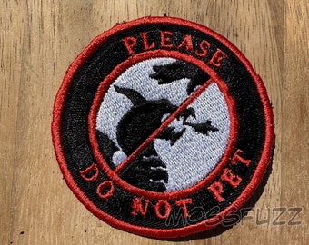 Do Not Pet Dragon Patch (Sew-On)