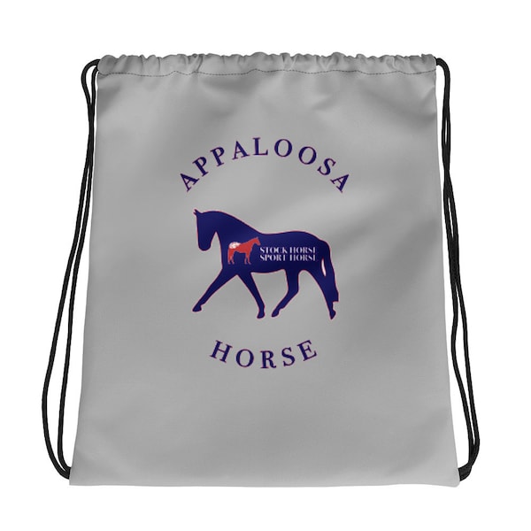 Appaloosa Horse "Stock Horse Sport Horse©" Helmet and Gear Drawstring Bag