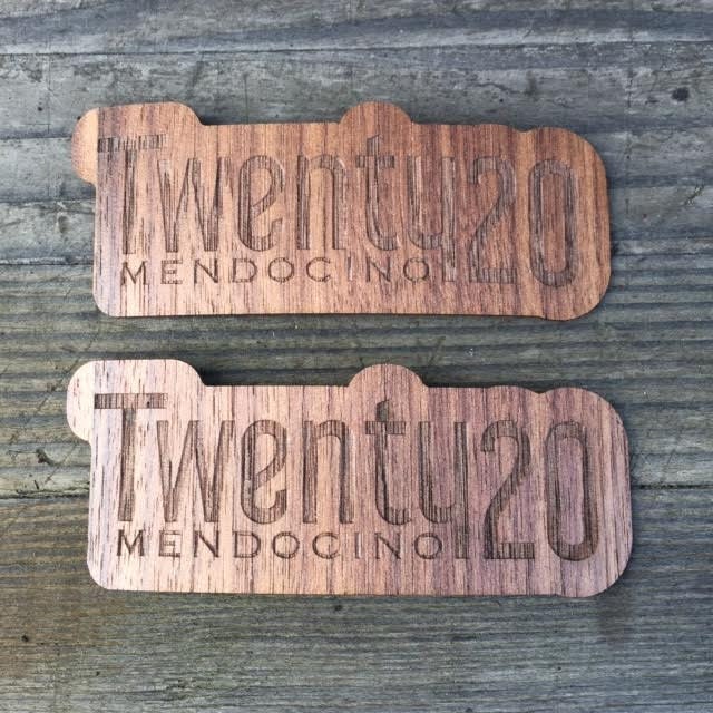 Twenty20 Mendocino Walnut Wood Stickers Etsy