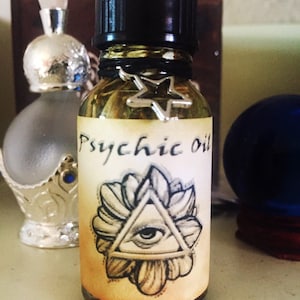 Psychic Oil,Witchcraft,Wicca,Hoodoo