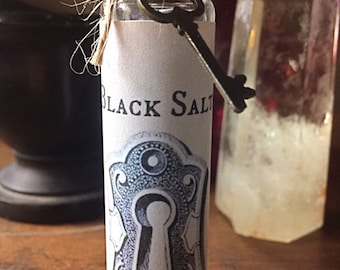 Witches Black Salt,Hoodoo,Witchcraft ,Wicca
