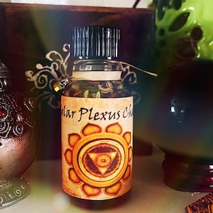 The Solar Plexus Chakra Oil,Witchcraft,Wicca,Chakras