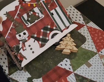 Gift drawer Box Christmas Camper Design