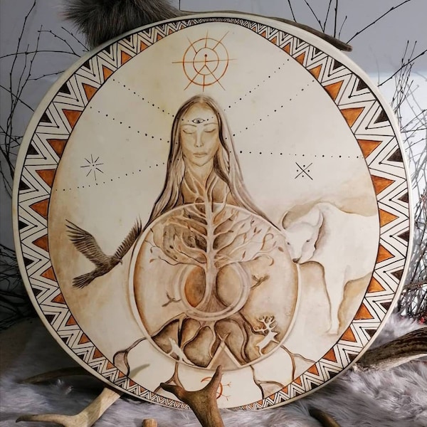 Shaman Drum 40cm sans peinture