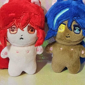 Kaeya and Diluc Plush Dolls with Cherry Blossom Outfit